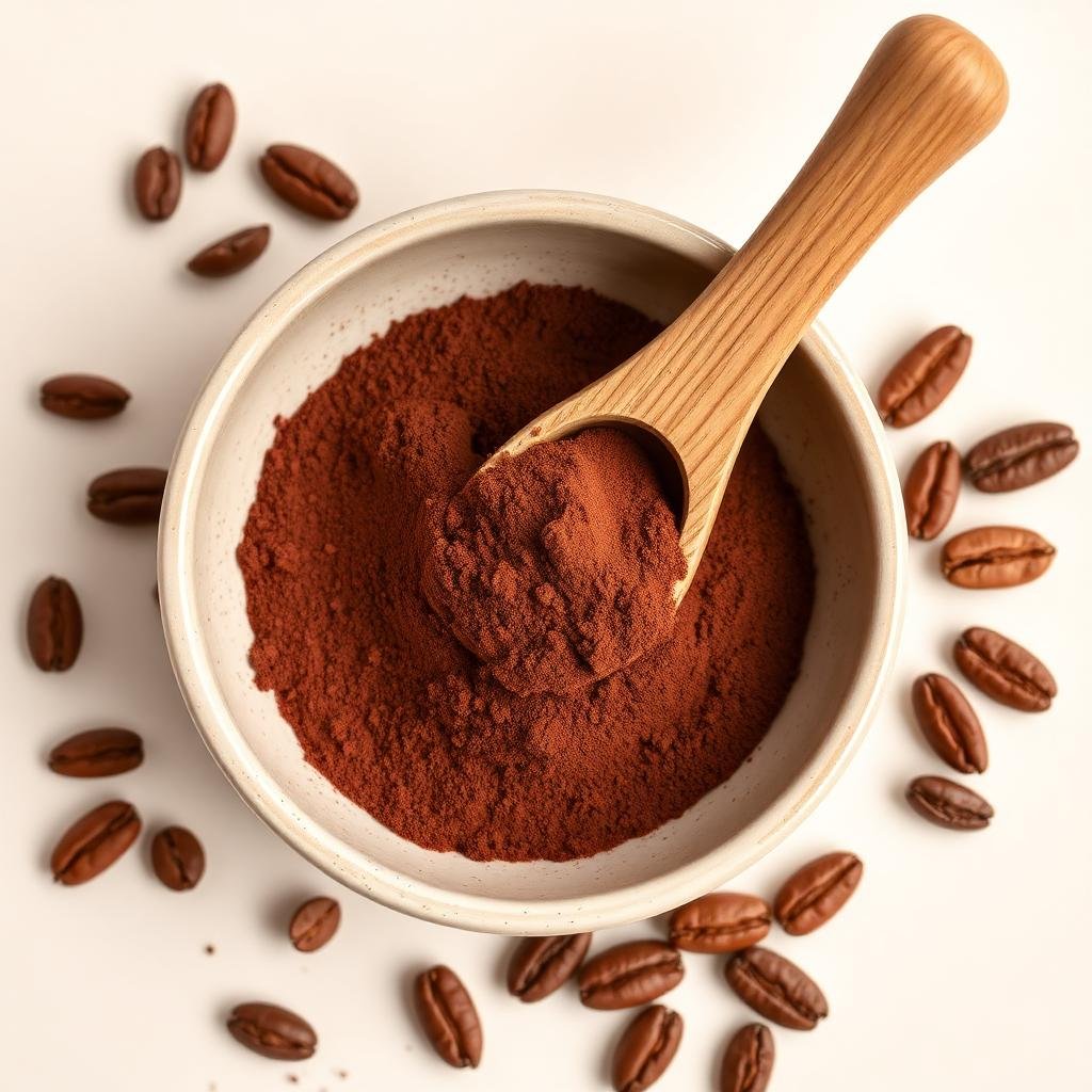Cocoa powder in a bowl